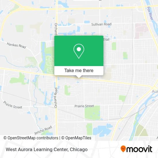 West Aurora Learning Center map