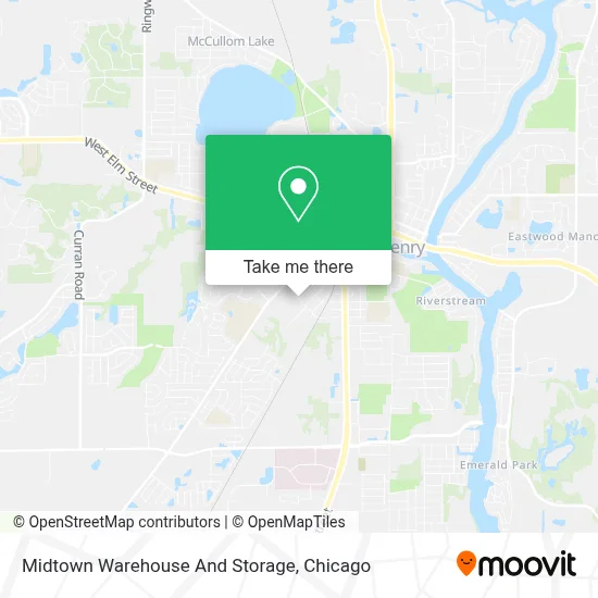 Midtown Warehouse And Storage map