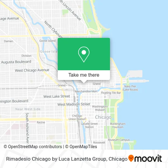Rimadesio Chicago by Luca Lanzetta Group map