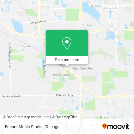 Encore Music Studio map