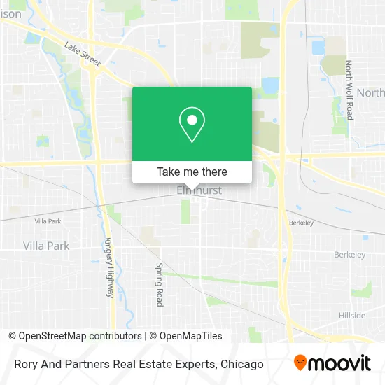 Rory And Partners Real Estate Experts map