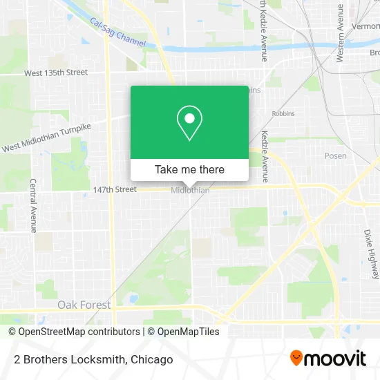 2 Brothers Locksmith map