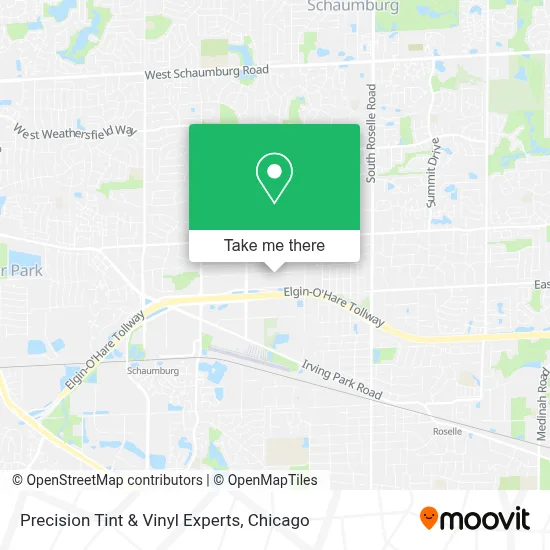 Precision Tint & Vinyl Experts map