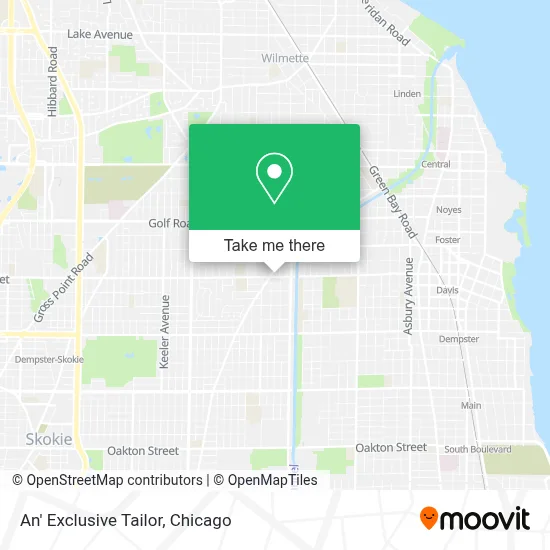 An' Exclusive Tailor map