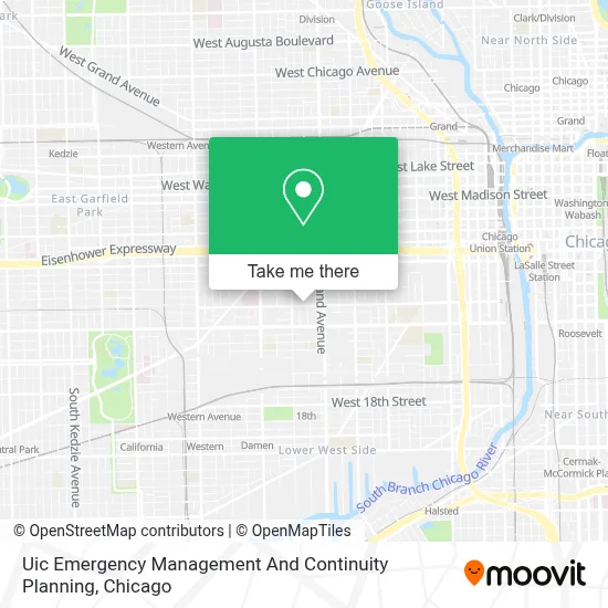 Uic Emergency Management And Continuity Planning map