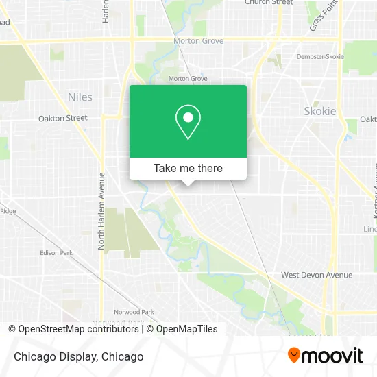 Chicago Display map