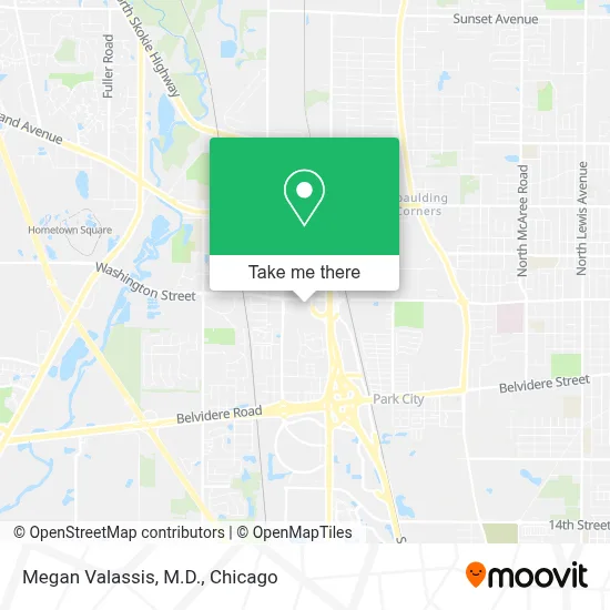 Megan Valassis, M.D. map