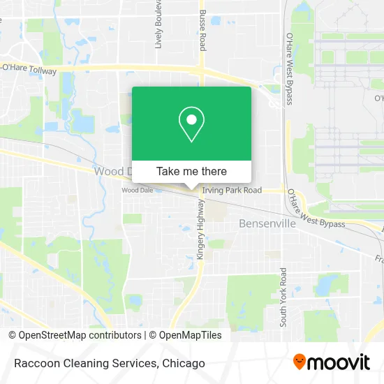 Raccoon Cleaning Services map