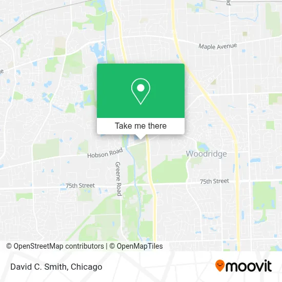 David C. Smith map