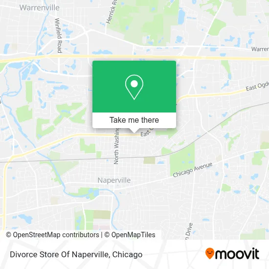 Divorce Store Of Naperville map