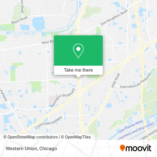 Western Union map