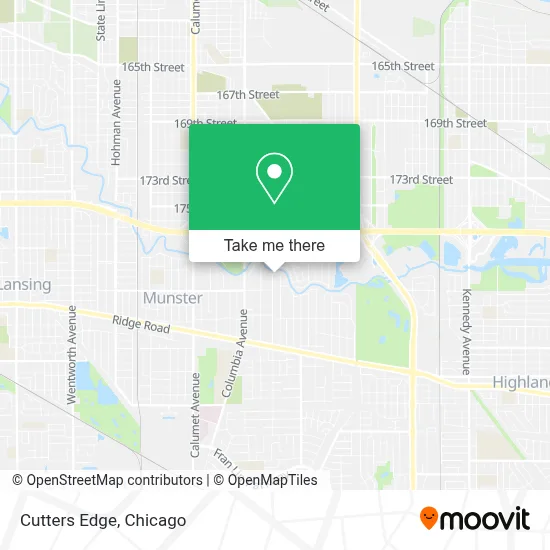 Cutters Edge map