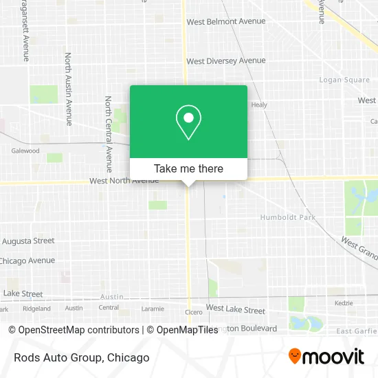 Rods Auto Group map