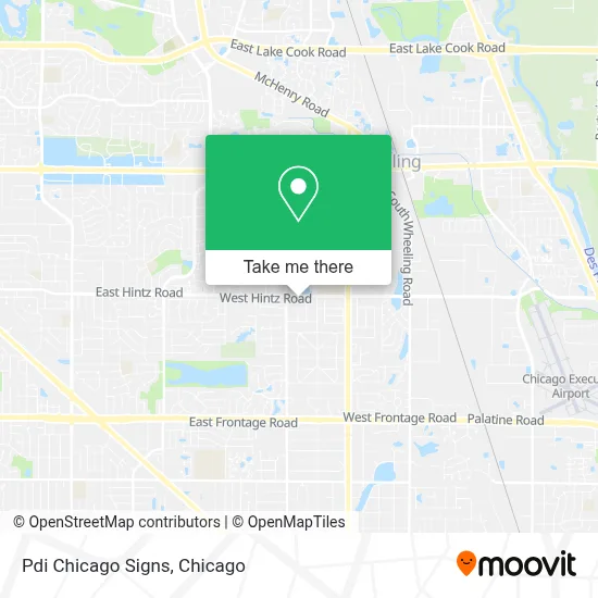 Pdi Chicago Signs map