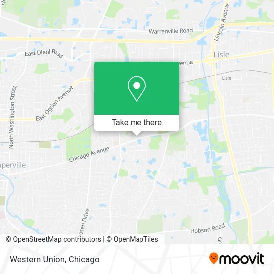 Western Union map