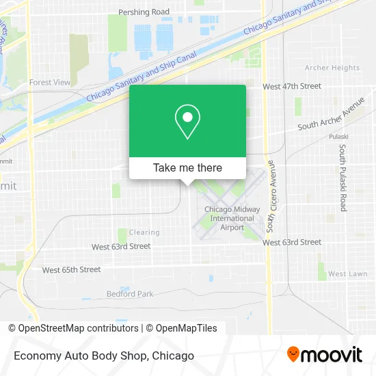 Economy Auto Body Shop map
