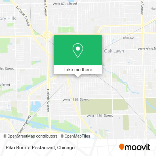 Riko Burrito Restaurant map