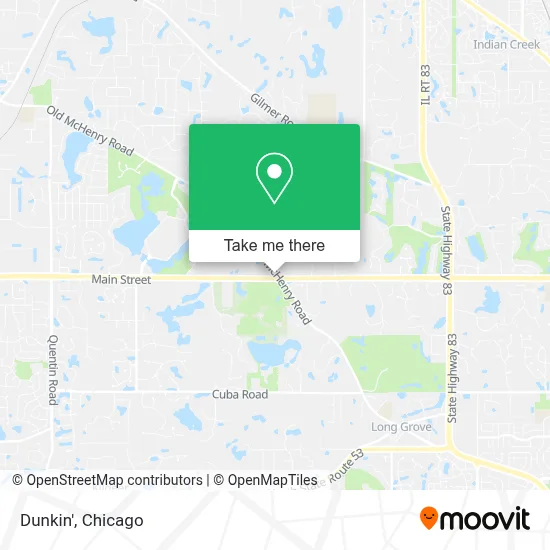 Dunkin' map