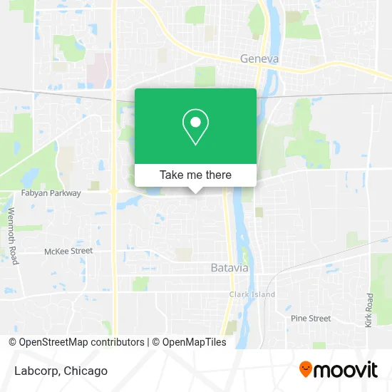 Labcorp map