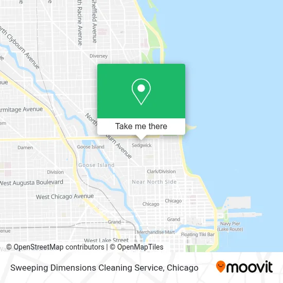 Sweeping Dimensions Cleaning Service map