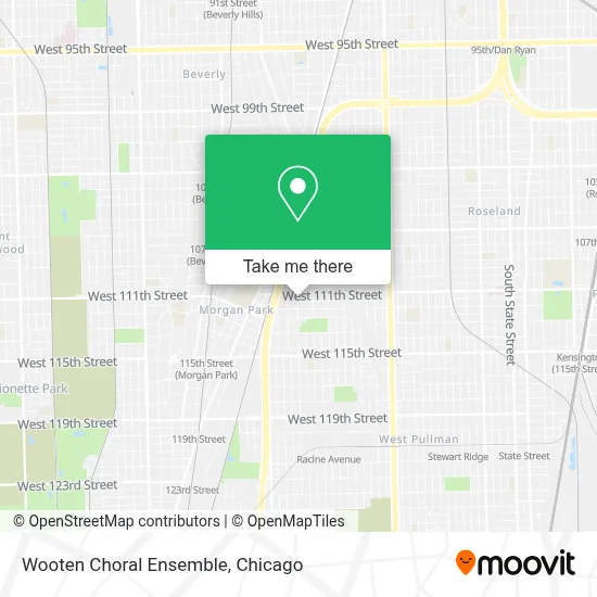 Wooten Choral Ensemble map