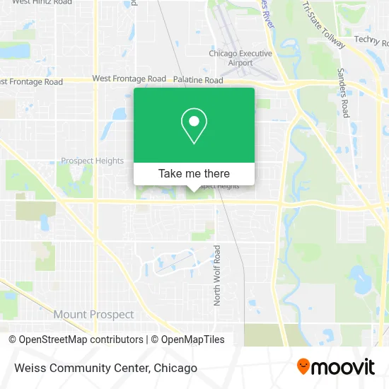 Weiss Community Center map