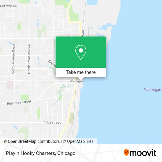 Playin Hooky Charters map