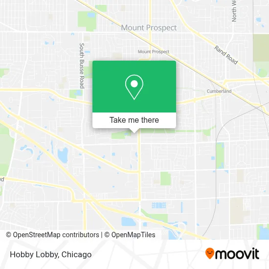 Hobby Lobby map