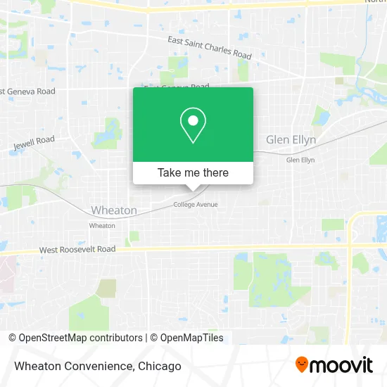 Wheaton Convenience map