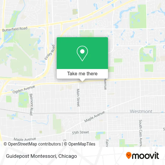 Guidepost Montessori map