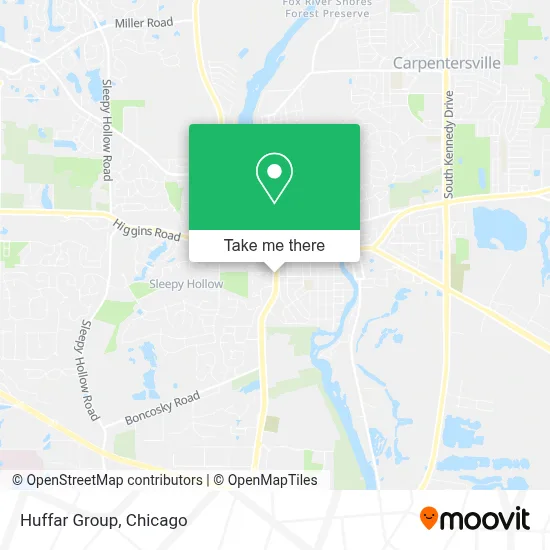 Huffar Group map