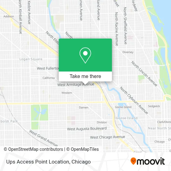 Ups Access Point Location map