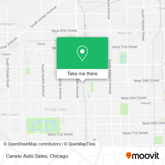 Canelo Auto Sales map