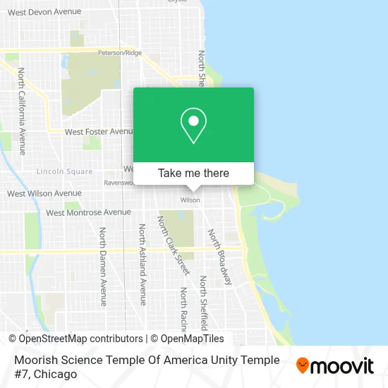 Moorish Science Temple Of America Unity Temple #7 map