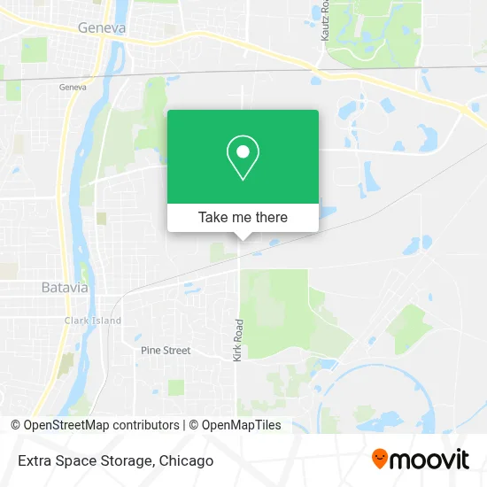 Extra Space Storage map