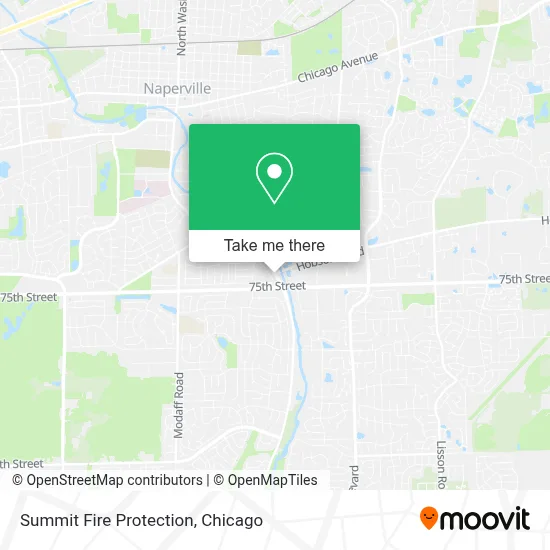 Summit Fire Protection map