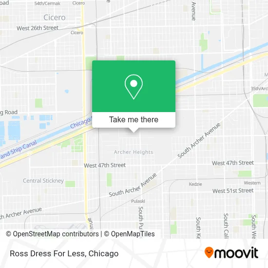 Ross Dress For Less map
