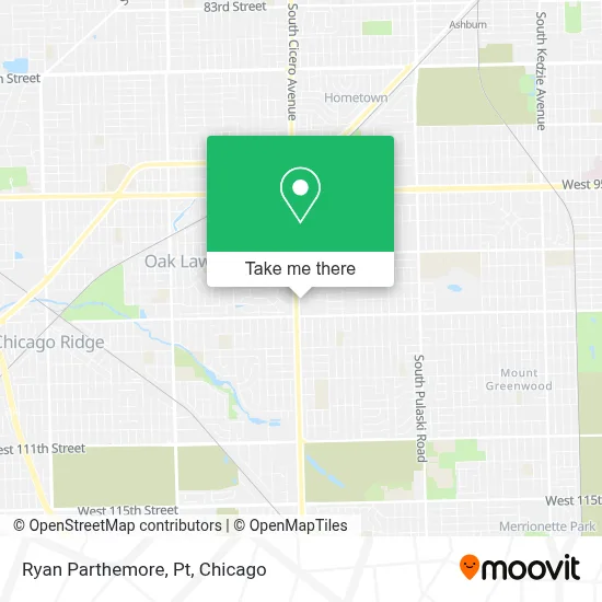 Ryan Parthemore, Pt map