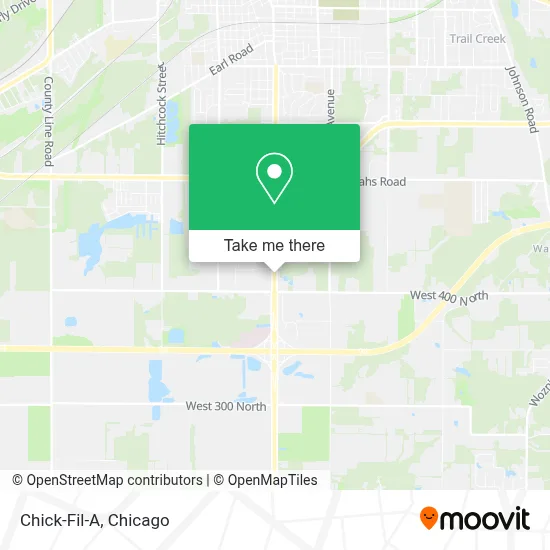Chick-Fil-A map