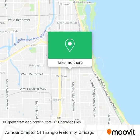 Armour Chapter Of Triangle Fraternity map