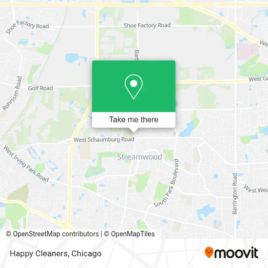 Happy Cleaners map