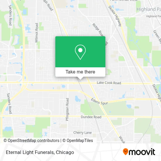 Eternal Light Funerals map