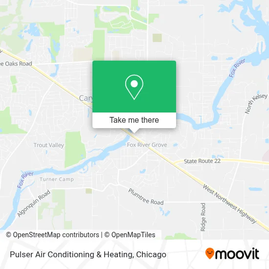 Pulser Air Conditioning & Heating map