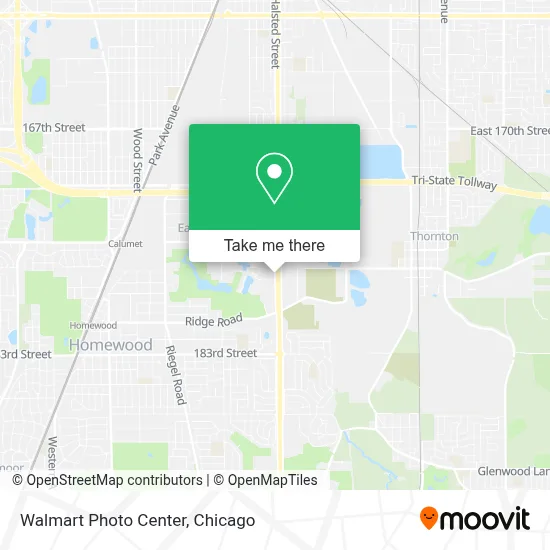 Walmart Photo Center map