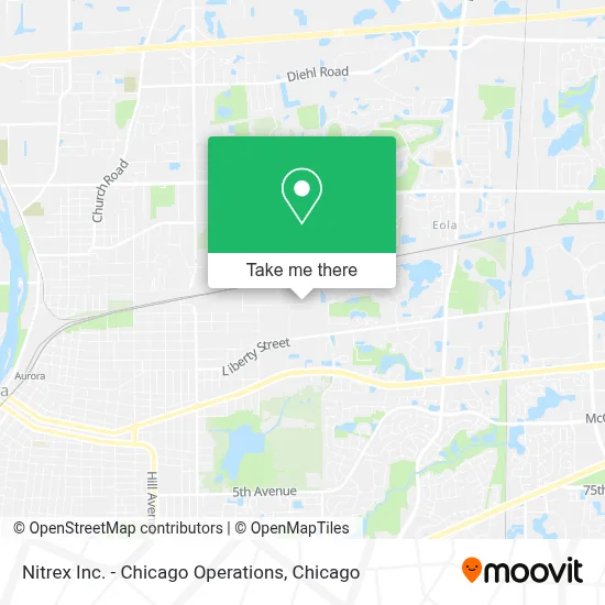 Nitrex Inc. - Chicago Operations map