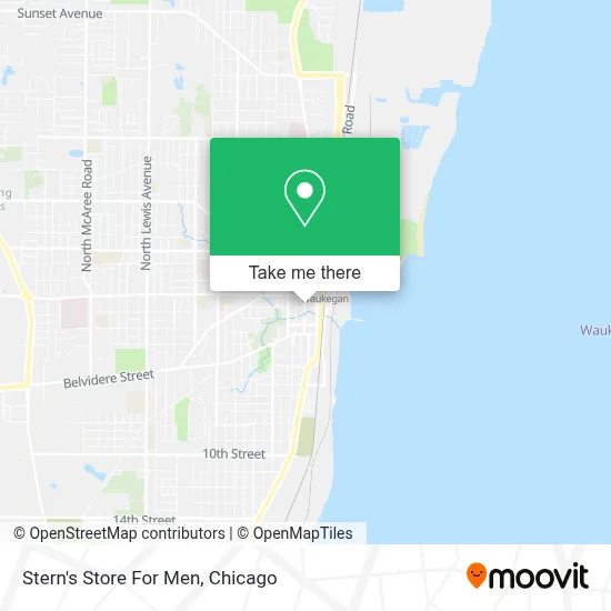 Stern's Store For Men map