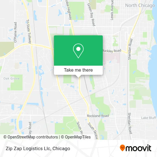 Zip Zap Logistics Llc map
