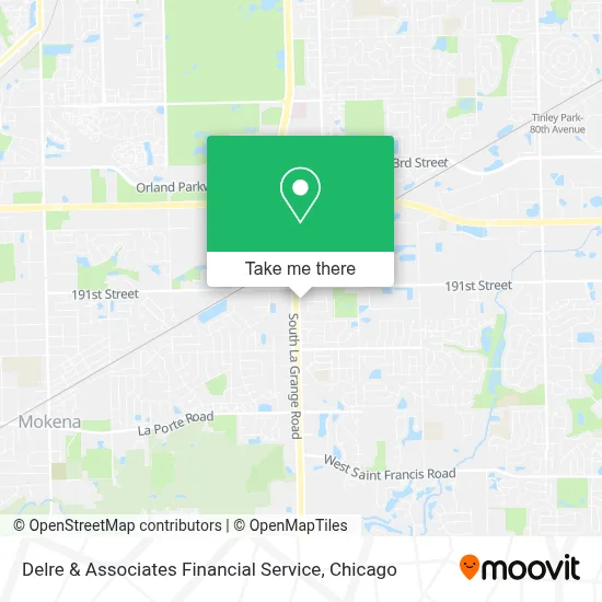 Delre & Associates Financial Service map