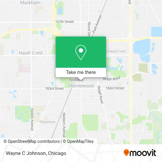 Wayne C Johnson map