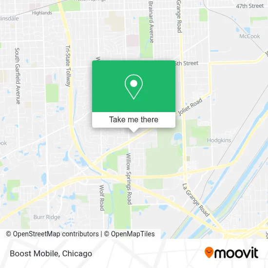 Boost Mobile map